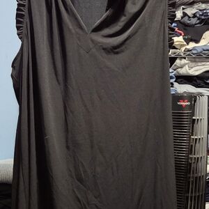 Elegant Black Sleeveless Dress